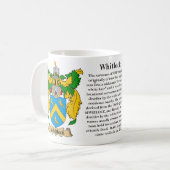 Mug Manteau de famille de Whitlock des bras (Devant gauche)
