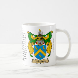 Mug Manteau de famille de Whitlock des bras