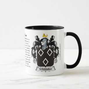 Mug Manteau de famille de Whittaker des bras