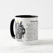 Mug Manteau de famille de Whittaker des bras (Devant gauche)
