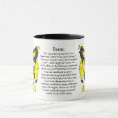 Mug Manteau de famille d'Isaac des bras (Centre)