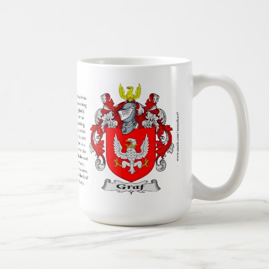 Mug Manteau de Graf Family des bras (Droite)