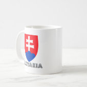 Mug Manteau de la Slovaquie des bras (Devant gauche)