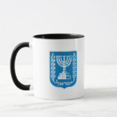 Mug Manteau de l'Israël des bras (Gauche)
