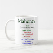 Mug Manteau de Mahoney des bras (Gauche)