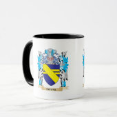 Mug Manteau de Potts des bras - crête de famille (Devant gauche)