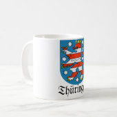 Mug Manteau de Thüringen Wappen des bras (Devant gauche)
