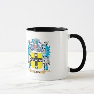 Mug Manteau d'Ellis des bras - crête de famille