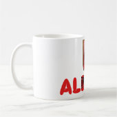 Mug Manteau des bras albanais (Gauche)