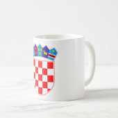 Mug Manteau des bras croate (Devant droit)