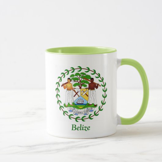Mug Manteau des bras de Belize (Droite)