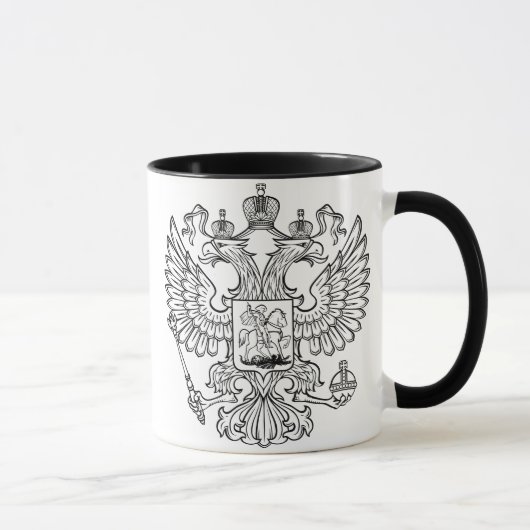 Mug Manteau des bras russe de la Fédération de Russie (Droite)