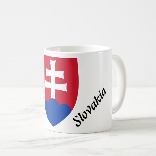 Mug Manteau des bras slovaque (Devant droit)