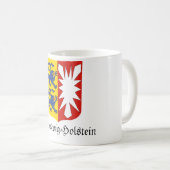 Mug Manteau du Schleswig-Holstein Wappen des bras (Devant droit)