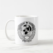 Mug Manteau d'Union Soviétique des bras noir et blanc (Gauche)