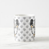 Mug Manteau long bleu Merle Chihuahua Cartoon Chig & P (Centre)