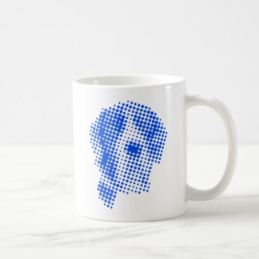 Mug Manteldogge abstrait (Droite)