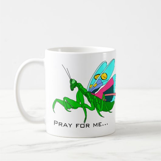 Mug Mantis de prière colorée (Gauche)