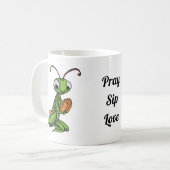 Mug Mantis de prière de dessin animé Personnalisé (Devant gauche)