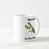 Mug Mantis de prière illustrée personnalisée (Devant droit)