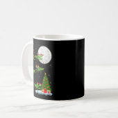 Mug Mantis Insect Santa Sleigh Flying Funny Magical Ch (Devant gauche)