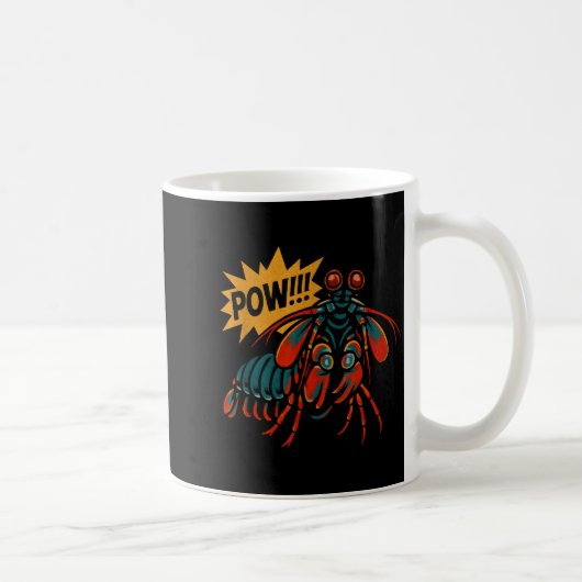 Mug Mantis Shrimp W Punch Funny Ocean Animal  (Droite)