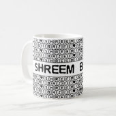 Mug Mantra argent White Chant Shreem Brzee (Devant gauche)