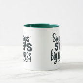 Mug Mantra Motivationnel : petits pas, grands progrès (Centre)
