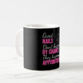 Mug Manucure à ongles (Devant gauche)