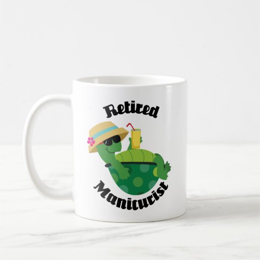 Mug Manucure retraité (tortue) (Gauche)