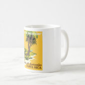 Mug Manuel Antonio, Costa Rica affiche de voyage vinta (Devant droit)
