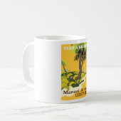 Mug Manuel Antonio, Costa Rica affiche de voyage vinta (Devant gauche)
