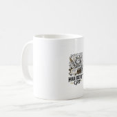Mug Manuscrit Chat Chat Manuscrit Médiéval Vintage Vec (Devant gauche)