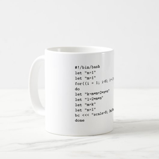 Mug Manuscrit de coup (Devant gauche)