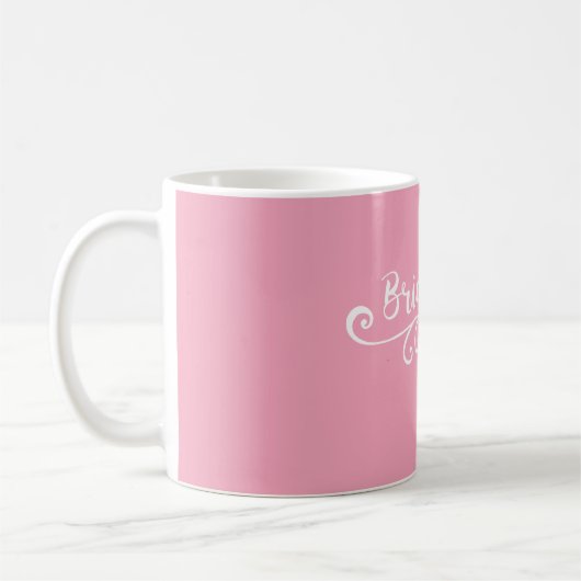 Mug Manuscrit de nom ou de monogramme de faveur de (Gauche)