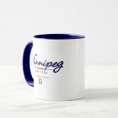 Mug Manuscrit de Winnipeg (Devant gauche)