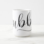 Mug Manuscrit manuscrit enveloppant de "mari" (Centre)