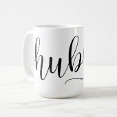 Mug Manuscrit manuscrit enveloppant de "mari" (Devant gauche)
