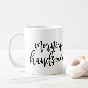 Mug Manuscrit manuscrit noir beau de Mornin