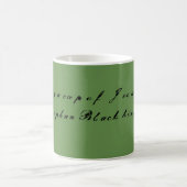 Mug manuscrit rustique haing un cupof Joe avec mon bla (Centre)