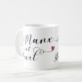 Mug Manx au coeur de la coquille, île de l'homme (Devant gauche)