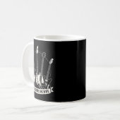 Mug Many Guitars One Wife Funny Musician Guitarist Hum (Devant gauche)