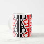 Mug Maori Kowhaiwhai Motif traditionnel (Devant gauche)