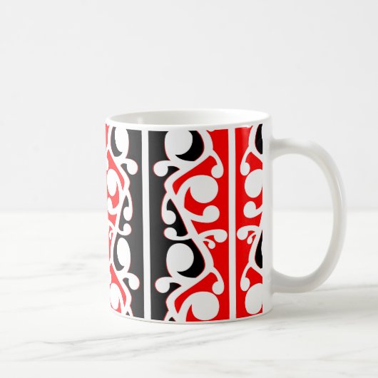 Mug Maori Kowhaiwhai Motif traditionnel (Droite)