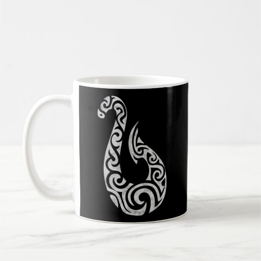 Mug Maori Nouvelle-Zélande Polynesian Poisson Charme (Gauche)