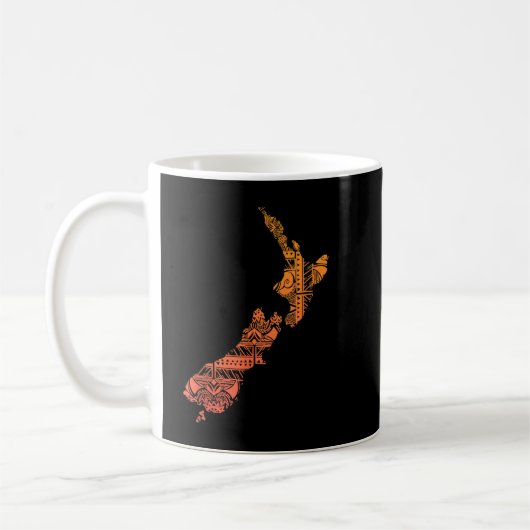 Mug Maori Tribal Polynésienne Nouvelle-Zélande Culture (Gauche)