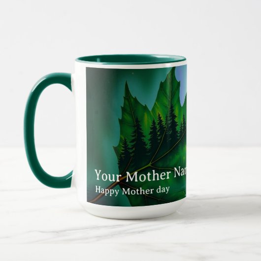 Mug Maple Aurora Canoe River Guidance (Gauche)