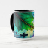 Mug Maple Aurora Canoe River Guidance Blue (Devant gauche)