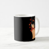 Mug Maple Cat Leaf Automne Bonjour Automne Automne Fun (Devant droit)