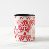 MUG MAPLE MADE WITH TRIANGLES CANADA FLAG BY MASANSER (Centre)